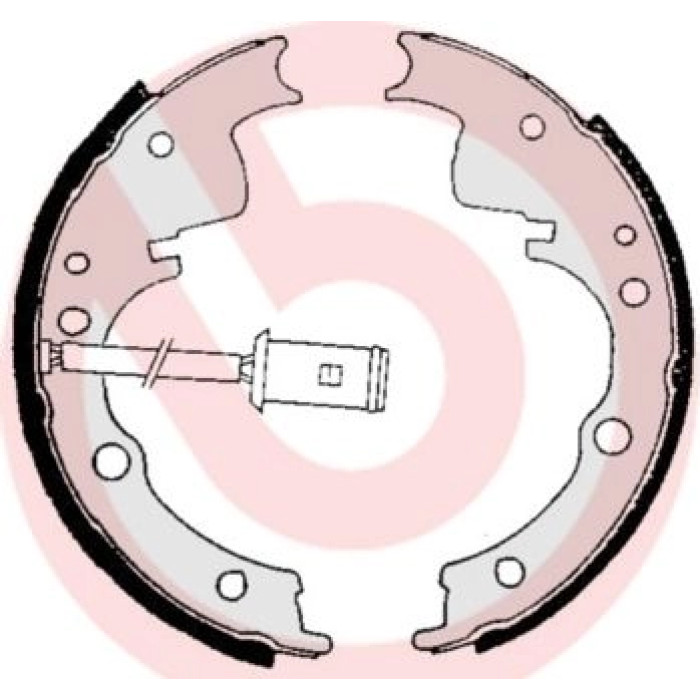 Bremsbackensatz HA S A6 505