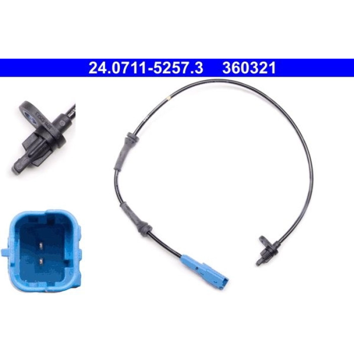 ATE ABS-Sensor 24.0711-5257.3 ATE ABS-Sensor 24.0711-5257.3