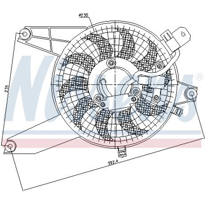 Nissens Kühlerlüfter PKW 85370 Nissens Kühlerlüfter PKW 85370