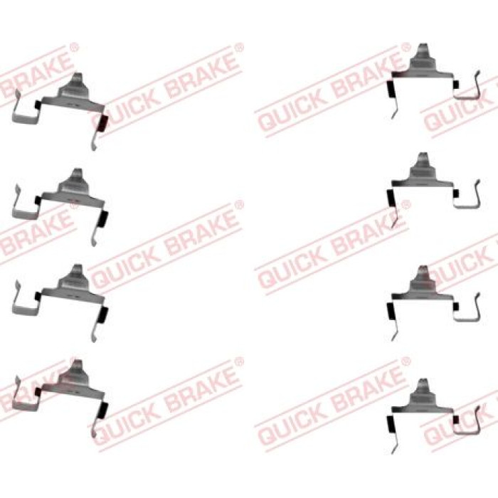 Quick Brake Montagesatz für Bremsbeläge 109-1697 Quick Brake Montagesatz für Bremsbeläge 109-1697