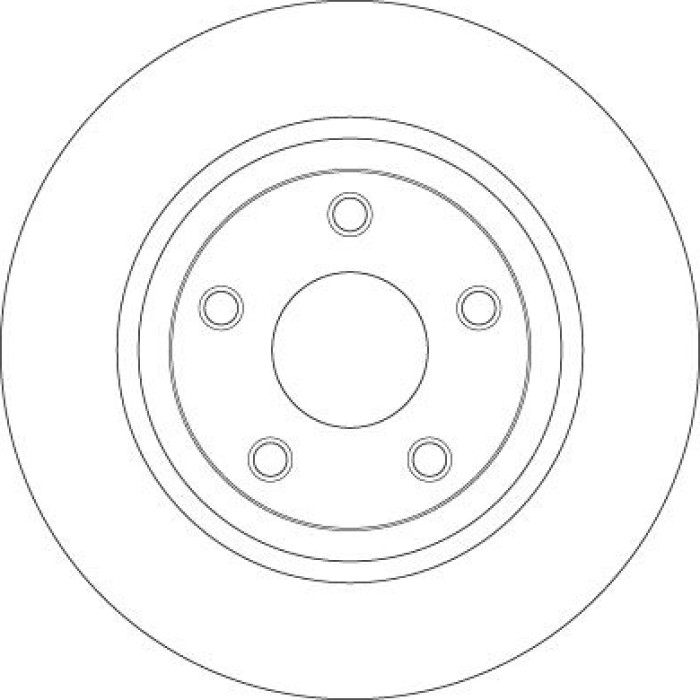 TRW Bremsscheibe Hinterachse DF6492 TRW Bremsscheibe Hinterachse DF6492