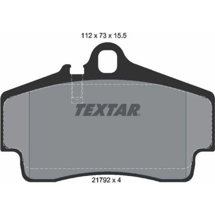 Textar Bremsbelagsatz 2179203 Textar Bremsbelagsatz 2179203