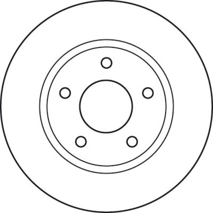TRW Bremsscheibe Mitsubishi P. Lancer 08 DF4933 TRW Bremsscheibe Mitsubishi P. Lancer 08 DF4933