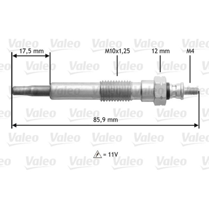 Valeo Glühkerze 345117 Valeo Glühkerze 345117
