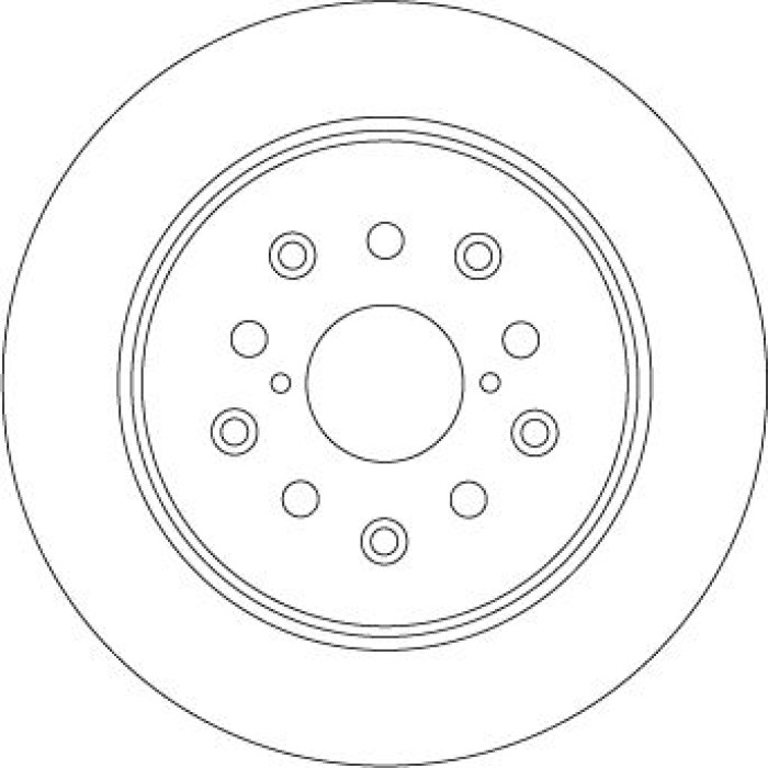 TRW Bremsscheibe Toyota Lexus Is DF4509 TRW Bremsscheibe Toyota Lexus Is DF4509