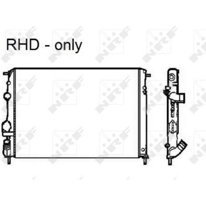 NRF Kühler 58326 NRF Kühler 58326