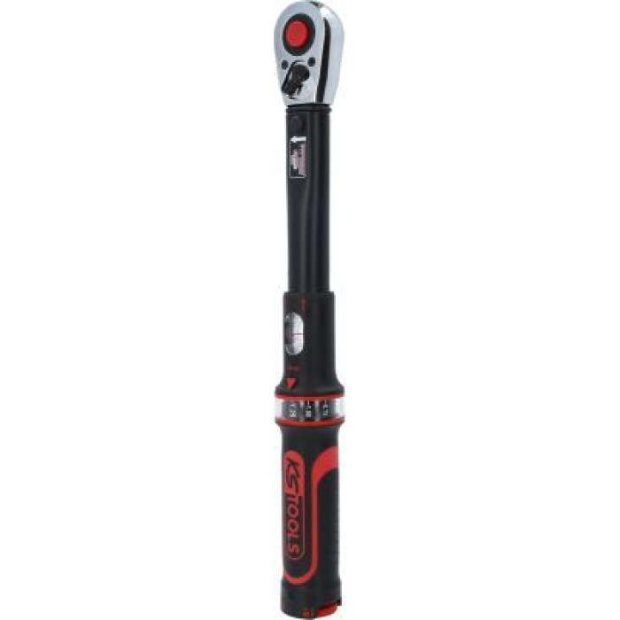 KS TOOLS ERGOTORQUE®Präzisions-Drehmomentschlüssel mit umschaltbarem Ratschenkopf 516.1522