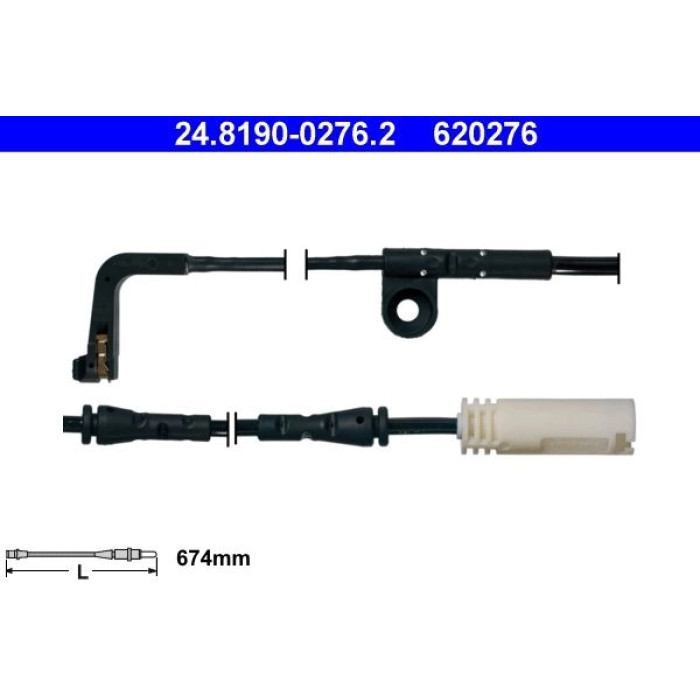 24.8190-0276.2 ATE Bremsbelagverschleißsensor 24.8190-0276.2 24.8190-0276.2 ATE Bremsbelagverschleißsensor 24.8190-0276.2