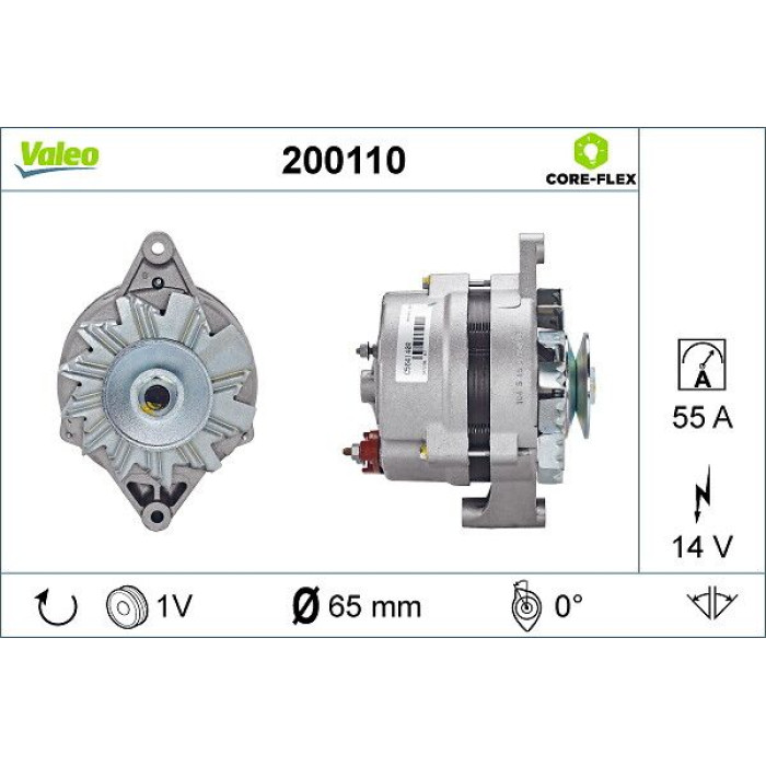 Valeo Lichtmaschine 200110 Valeo Lichtmaschine 200110