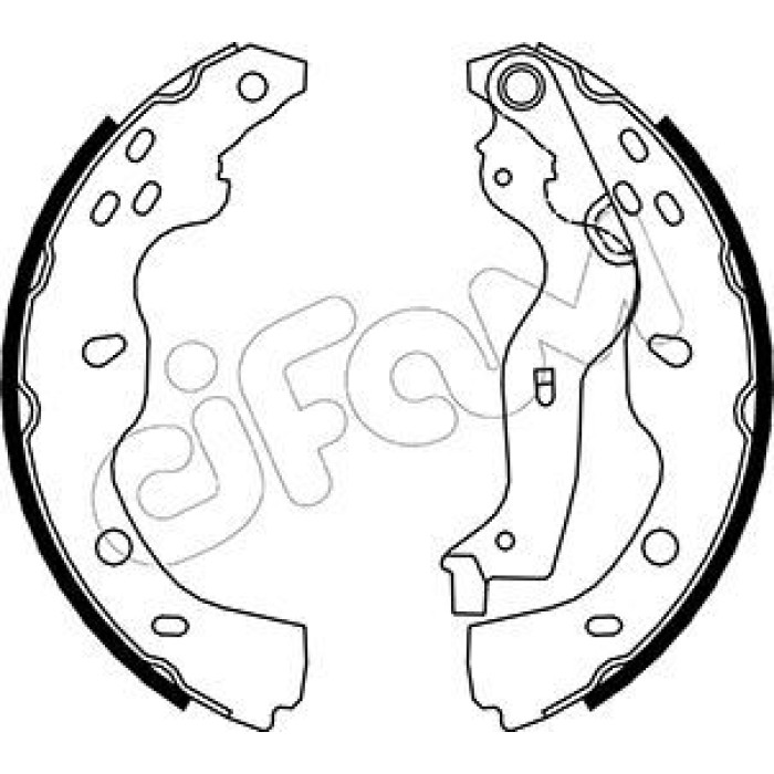 CIFAM Bremsbackensatz 153-096 CIFAM Bremsbackensatz 153-096