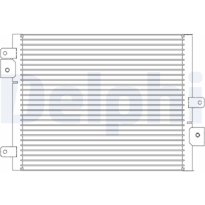 Delphi Klimakondensator TSP0225681 Delphi Klimakondensator TSP0225681