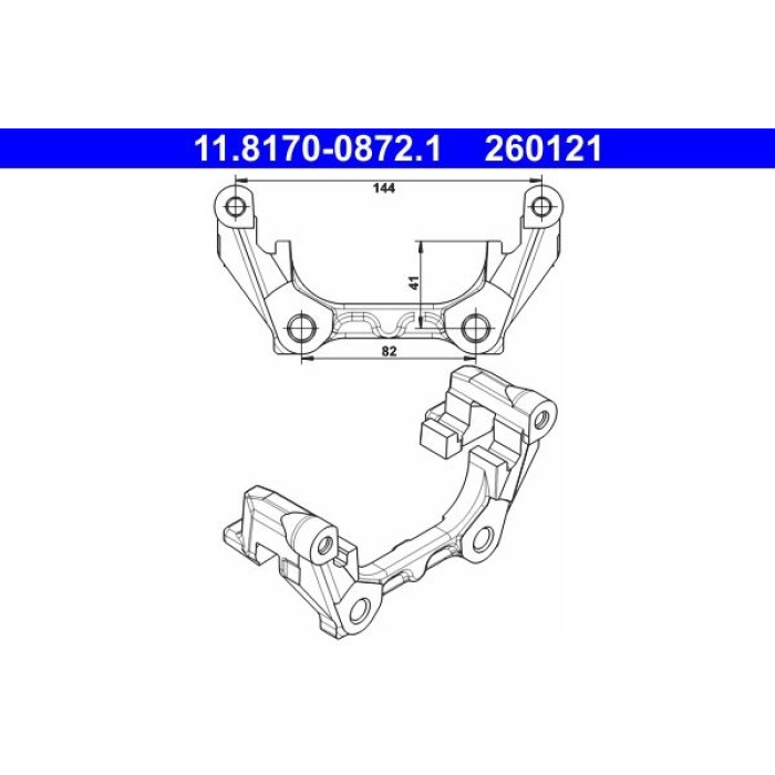 ATE Halter, Bremssattel 11.8170-0872.1 ATE Halter, Bremssattel 11.8170-0872.1