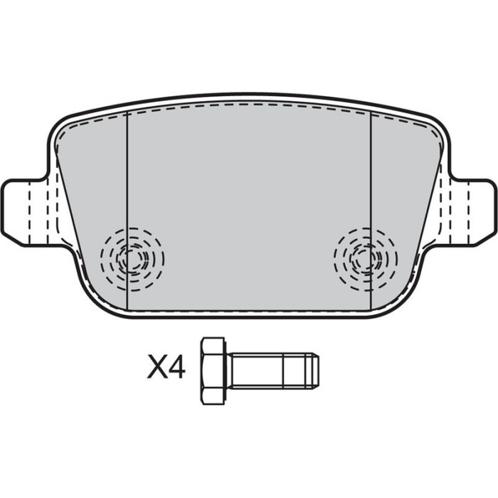 Valeo Bremsbelagsatz 598935
