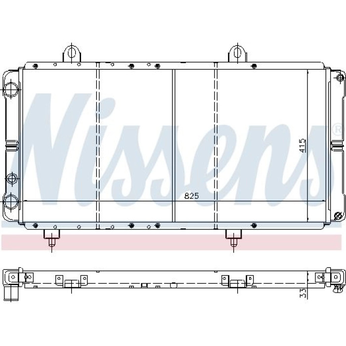 Nissens Wasserkühler PKW 635721 Nissens Wasserkühler PKW 635721