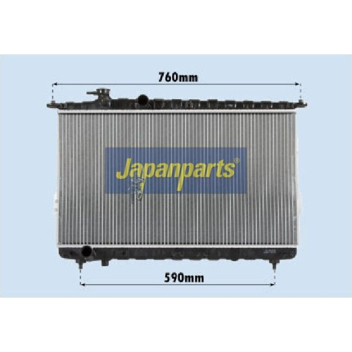 Japanparts Motorkühler RDA283095 Japanparts Motorkühler RDA283095