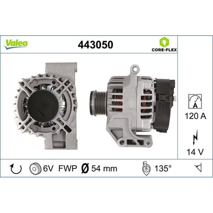 Valeo Lichtmaschine 443050