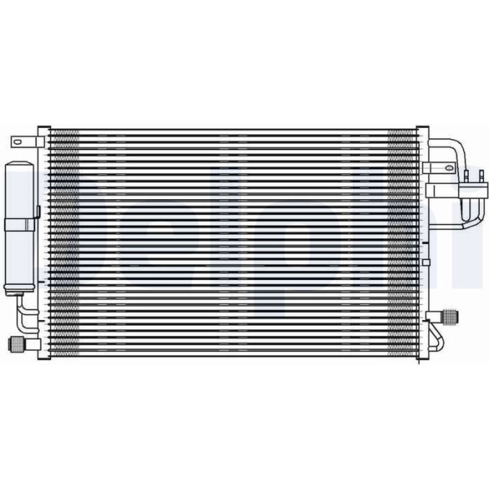 Delphi Klimakondensator TSP0225600 Delphi Klimakondensator TSP0225600