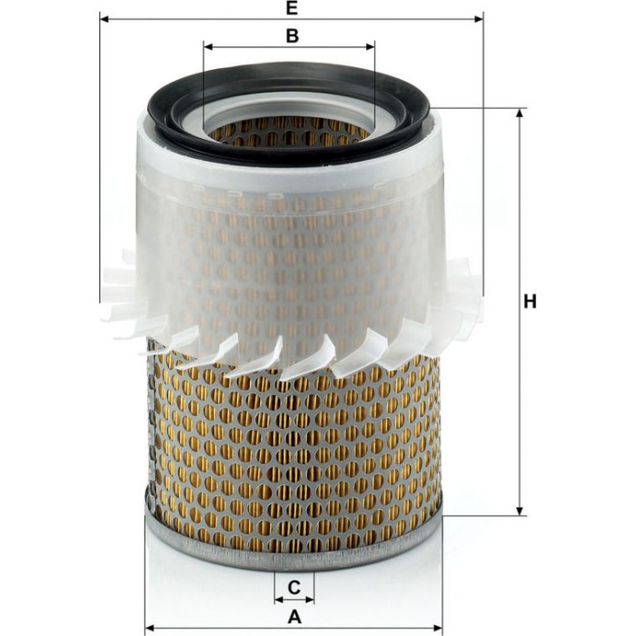 MANN-FILTER Luftfilter C 16 181 MANN-FILTER Luftfilter C 16 181