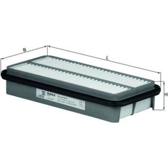 MAHLE Luftfilter LX 834 MAHLE Luftfilter LX 834