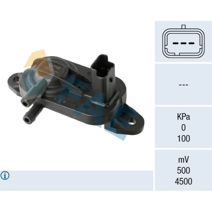 FAE Sensor, Abgasdruck 16122 FAE Sensor, Abgasdruck 16122
