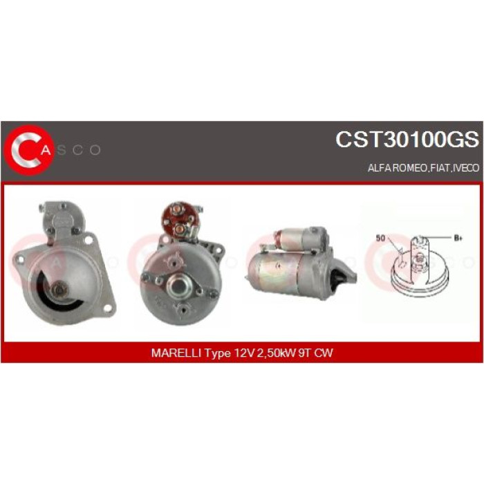 CASCO Anlasser CST30100GS