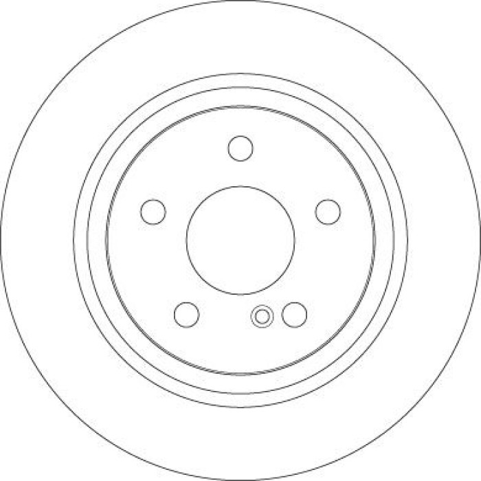 TRW Bremsscheibe Hinterachse DF6277 TRW Bremsscheibe Hinterachse DF6277