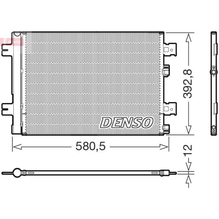 Denso Klimakondensator DCN37005 Denso Klimakondensator DCN37005