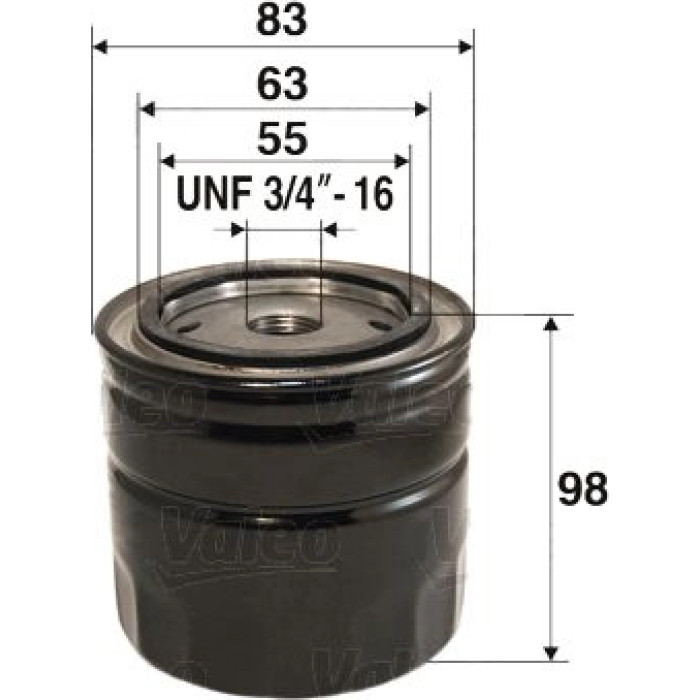Valeo Ölfilter 586071 Valeo Ölfilter 586071