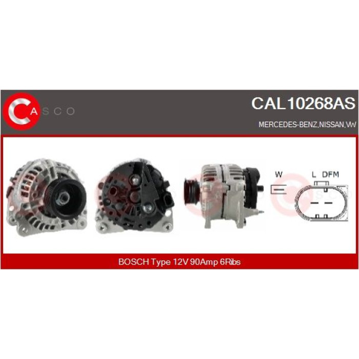 CASCO Generator CAL10268AS CASCO Generator CAL10268AS