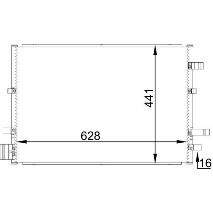 MAHLE Kondensator, Klimaanlage AC 690 000S