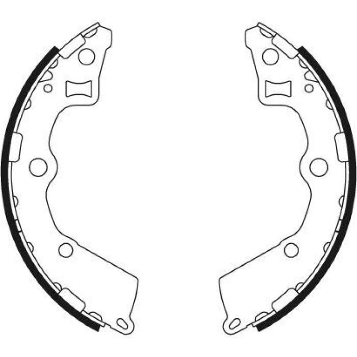Textar Bremsbackensatz 91072900 Textar Bremsbackensatz 91072900