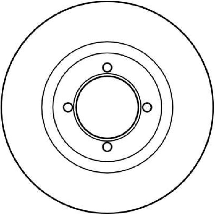 TRW Bremsscheibe DF2642 TRW Bremsscheibe DF2642