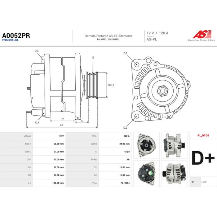 AS-PL Generator A0052PR