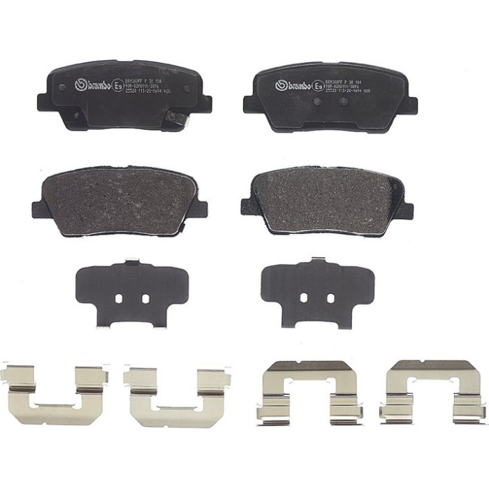 BREMBO Bremsklötze HA P 30 104 BREMBO Bremsklötze HA P 30 104