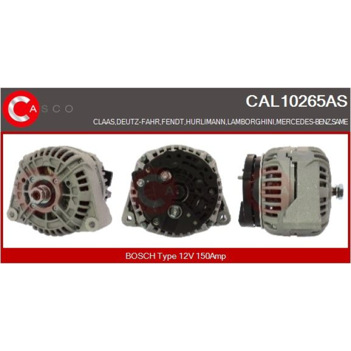 CASCO Generator CAL10265AS CASCO Generator CAL10265AS