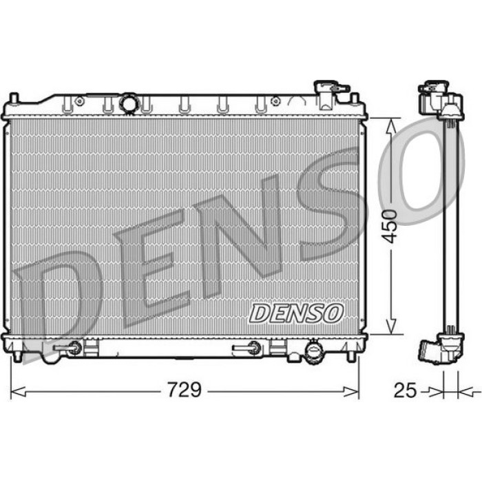 Denso Motorkühler DRM46029 Denso Motorkühler DRM46029