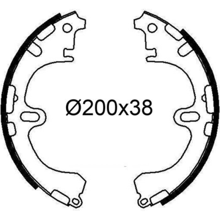 Valeo Bremsbacken 564249 Valeo Bremsbacken 564249