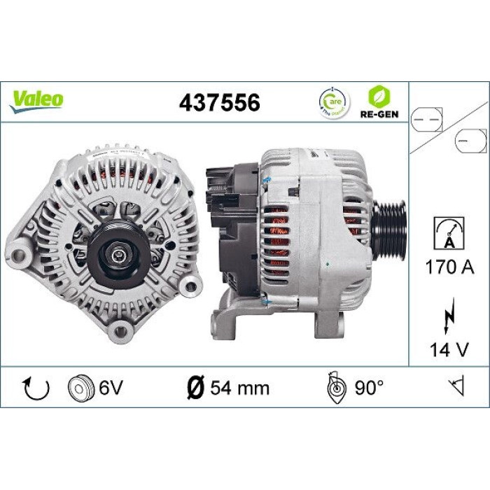 Valeo Lichtmaschine 437556 Valeo Lichtmaschine 437556