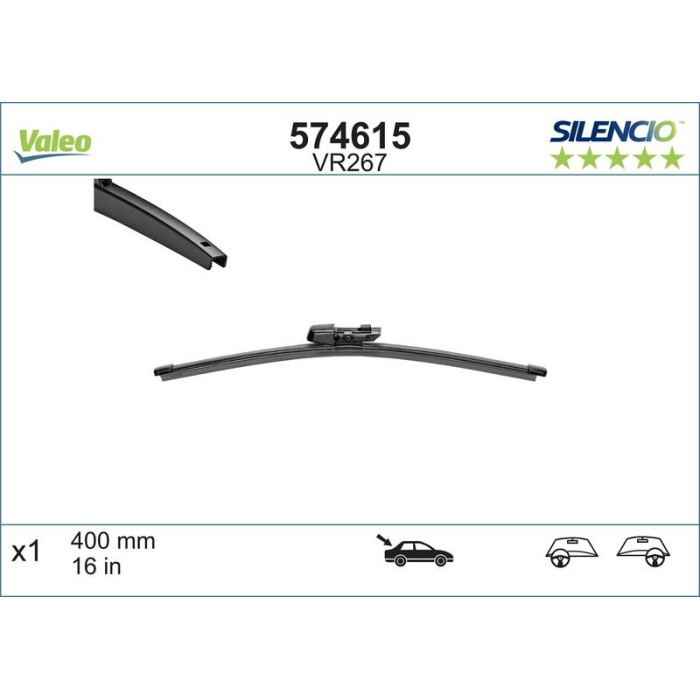 Valeo VM267 Silencio X.TRM Heck 574615 Valeo VM267 Silencio X.TRM Heck 574615