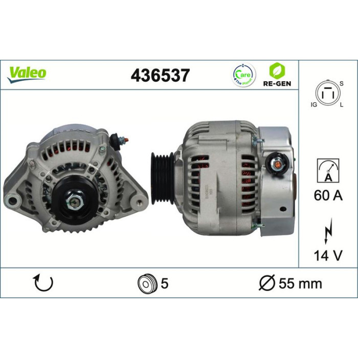 Valeo Lichtmaschine 436537 Valeo Lichtmaschine 436537