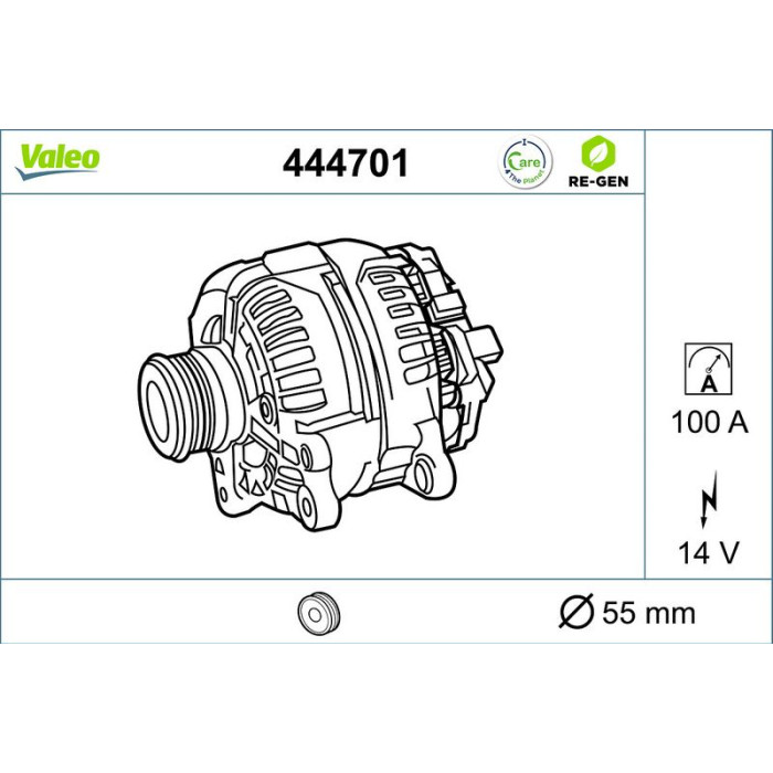 Valeo Lichtmaschine 444701 Valeo Lichtmaschine 444701