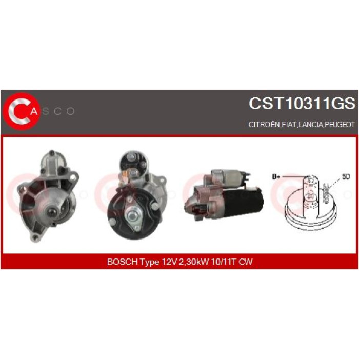 CASCO Anlasser CST10311GS CASCO Anlasser CST10311GS