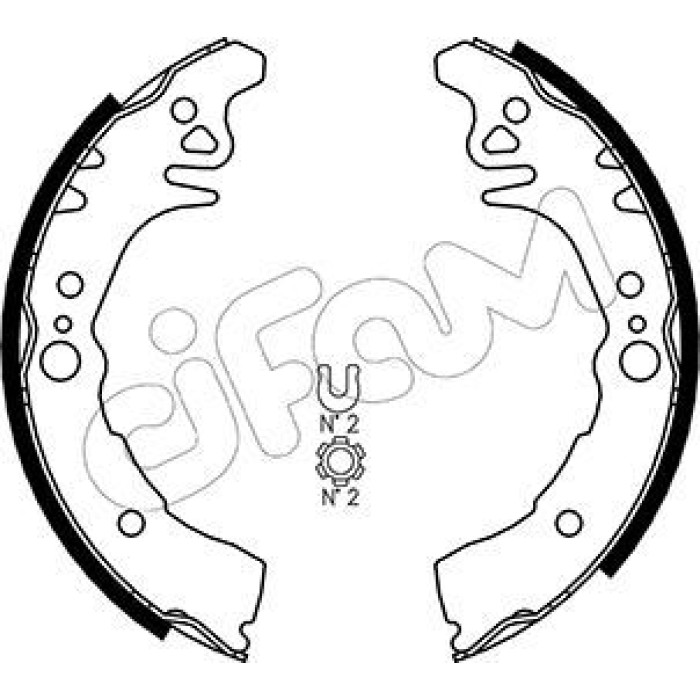 CIFAM Bremsbackensatz 153-436 CIFAM Bremsbackensatz 153-436