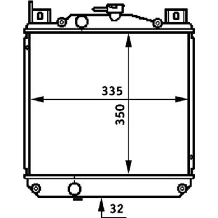 MAHLE Kühler, Motorkühlung CR 655 000S MAHLE Kühler, Motorkühlung CR 655 000S