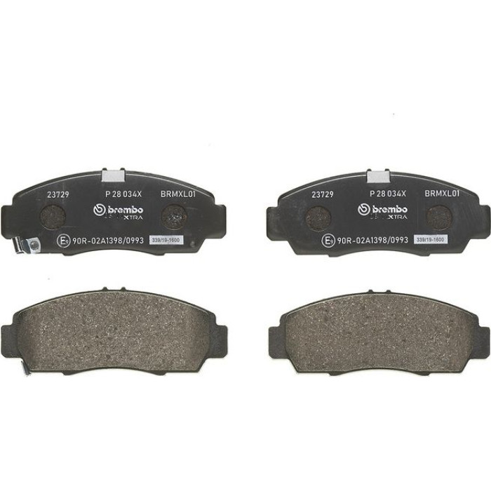 P 28 034X Brembo Xtra Bremsbelagsatz Vorderachse – P 28 034X – 149 x 59 x 17 mm – Bremssystem Nissin – OE Nummer 06450S0KJ01 P 28 034X Brembo Xtra Bremsbelagsatz Vorderachse – P 28 034X – 149 x 59 x 17 mm – Bremssystem Nissin – OE Nummer 06450S0KJ01