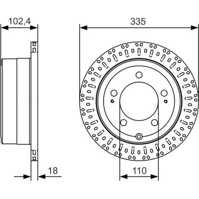Bosch Bremsscheibe 0 986 479 A61 Bosch Bremsscheibe 0 986 479 A61