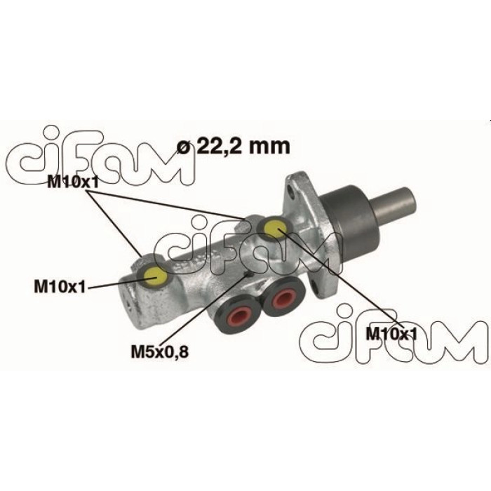 40 401 007 Hauptbremszylinder 202-353 40 401 007 Hauptbremszylinder 202-353
