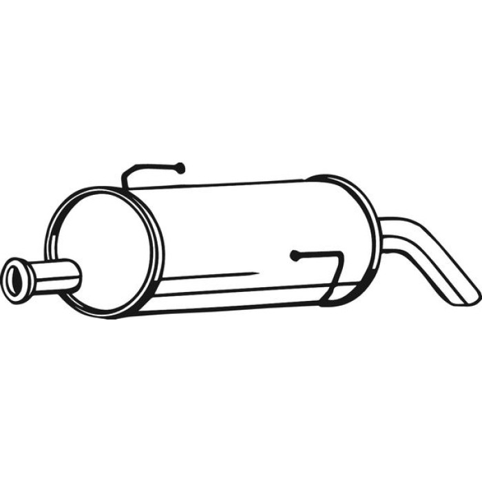 Bosal Schalldämpfer 190-137 Bosal Schalldämpfer 190-137