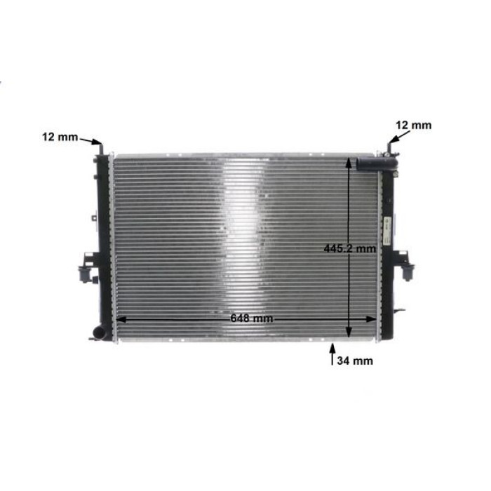 MAHLE Kühler, Motorkühlung CR 1510 000S MAHLE Kühler, Motorkühlung CR 1510 000S