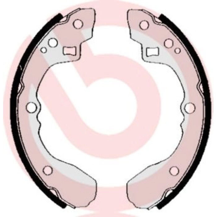 BREMBO Bremsbackensatz S 49 509